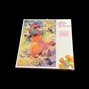 Josephine Wall Flora RoseArt 1000 Piece Puzzle 1999 Sealed Vintage Rare